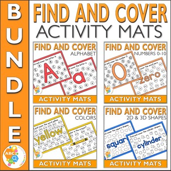 Colors and Shapes Activity Mats Collection