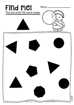 find and color shapes visual perceptual skills occupational therapy