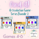 Find it! Articulation Game Series # 4-6- Boom Card Bundle