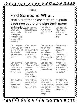 Find someone who... by Sparkling in 2nd | TPT