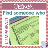 French speaking activity FIND SOMEONE WHO IMPARFAIT