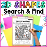 Find the Hidden 2D Shapes Worksheets - Visual Discriminati