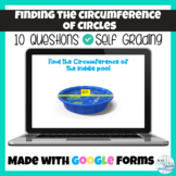 Find the Circumference of a Circle Google Form for a Quiz,