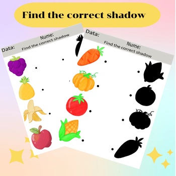 Preview of Find the Correct Shadow of Pictures