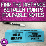 Distance Formula Foldable Notes
