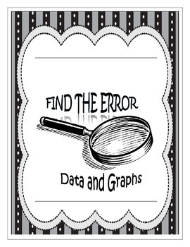 Preview of Find the Error - Data and Graphs with Central Tendency and Variation