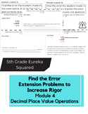 Find the Error Extension Problems Inspired by Eureka Squar