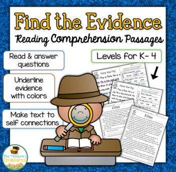 Preview of Free Reading Comprehension Passages & Questions