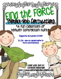 Find the Force- Contractions from Pronouns & Verbs... Clas