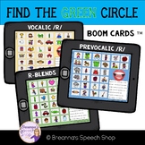 Find the Green Circle - A Boom Cards™ Activity for /R/