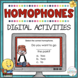 Find the Homophone with Google Forms Task Cards