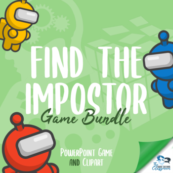 Preview of Find the Impostor Game + Clip Art BUNDLE!