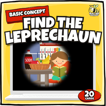 Preview of Find the Leprechaun | Prepositions Sentence Strip