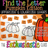 Find the Letter: Pumpkin Edition-Uppercase and Lowercase Letters