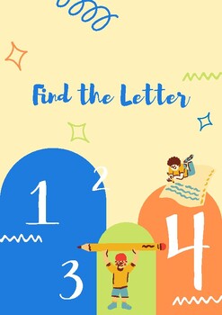 Preview of Find the Letter Worksheets: Engaging Alphabet Practice (Uppercase & Lowercase)