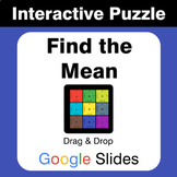 Find the Mean (Average) - Puzzles with GOOGLE Slides