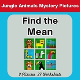 Find the Mean (Math Average) - Color-By-Number Math Myster