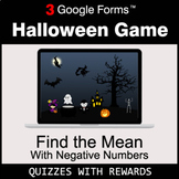 Find the Mean with negative numbers | Halloween Decoration