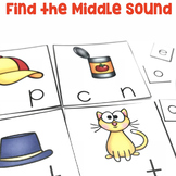 Find the Middle Sound | Medial Sound Isolation - 1st Grade