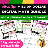 Find the Millions- 6/7th Digital Math Activity Bundle- Sel
