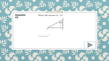 Preview of Find the Missing Angle of a Right Triangle
