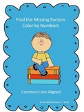 Find the Missing Factor: Color by Numbers (3.OA.7)