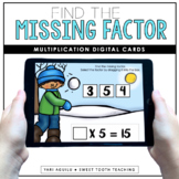 Find the Missing Factor Multiplication Boom Cards- Digital