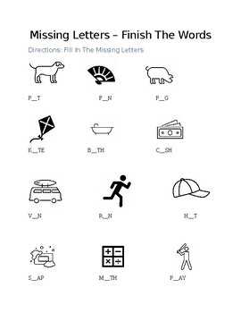 Find The Missing Letter Worksheet - Preschool Worksheet Gallery