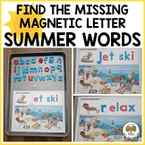 Magnet Letter Preschool Summer Activities