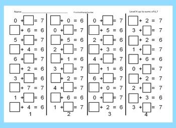 Find the Missing Number, Unknown Number in an Addition Problem First Grade