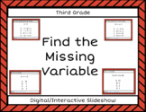 Find the Missing Variable