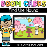Find the Nouns - Digital Task Cards - Boom Cards