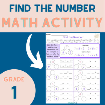 Find the Number | Printable Math Activity by DailiesPods | TPT