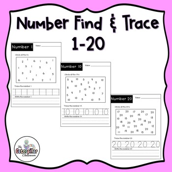 Preview of Number Practice Tracing and Review-Print and Go