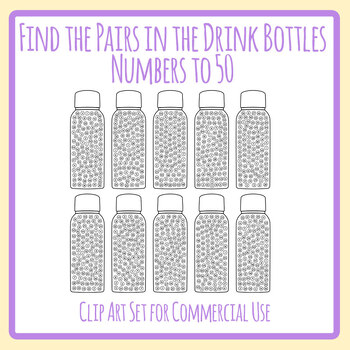 Water Bottle Clipart Set, Commercial Use, Instant Download, Digital  Clipart, Clip Art, Planner Clip Art, School Clip Art MP244 (Instant  Download) 