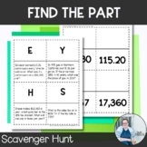 Find the Part Scavenger Hunt TEKS 7.4d CCSS 7.RP.3