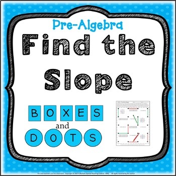 Preview of Find the Slope Review Activity Pre-Algebra Game