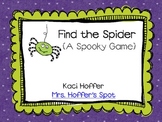 Find the Spider {A Spooky Game}