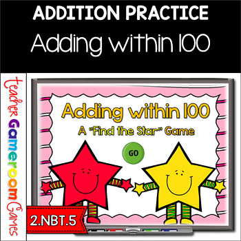 Adding Within 100 Winter Powerpoint Game by Teacher Gameroom