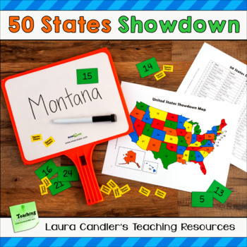 Preview of States and Capitals Game | 50 States Showdown Review Activity