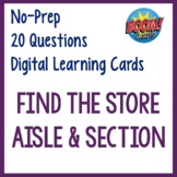 Find the Store Aisle and Section - Digital Cards-Distance 