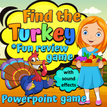 Preview of Find the Turkey Powerpoint game for any lesson