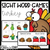 Find the Turkey {Thanksgiving Sight Word Game}