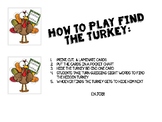 Find the Turkey - Wonders Sight Words