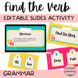 Find the Verb - Grammar Slides Activity for Elementary (Br