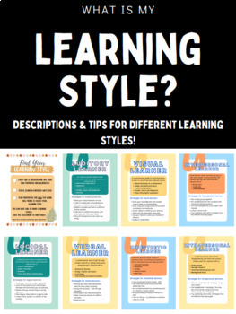 Preview of Find your Learning Style! - Auditory Learner