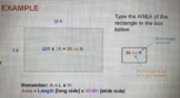 Finding Area and Missing Side Lengths