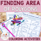 Finding Area of Polygons Coloring Activity
