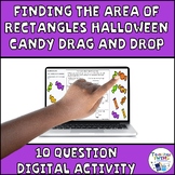 Finding Area of Rectangles Halloween Drag and Drop Activity