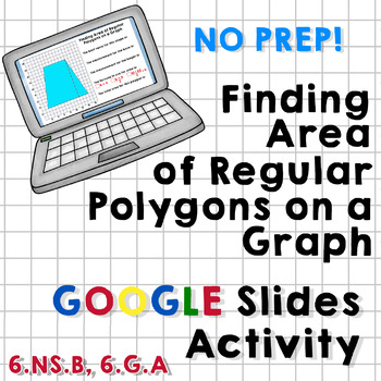 Preview of Finding Area of Regular Polygons on a Graph - Google Slides Activity (No Prep!)